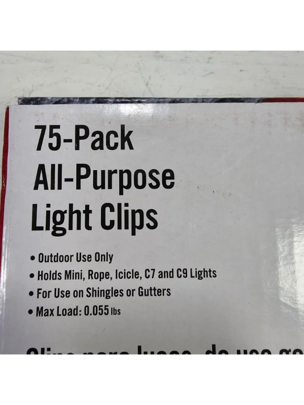Lot of 3 Home Accents Holiday 75pk Light Clips Outdoor Shingles & Gutters 225pc